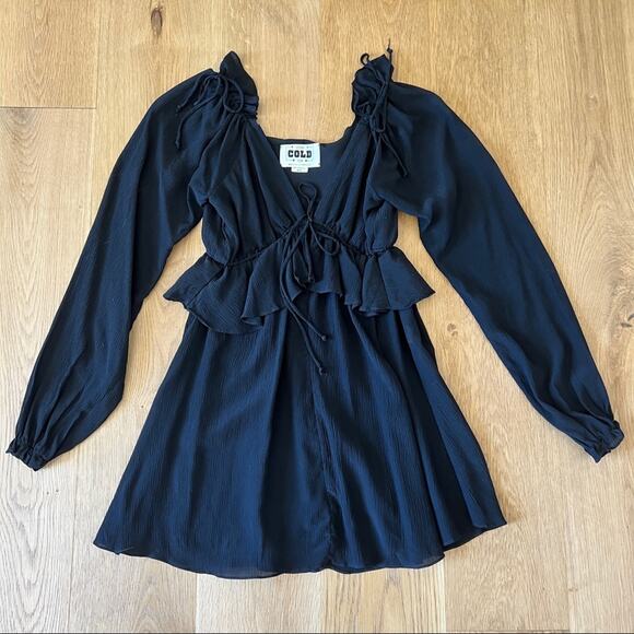 Stone Cold Fox Jay Mini Dress in Black - Picture 1 of 8